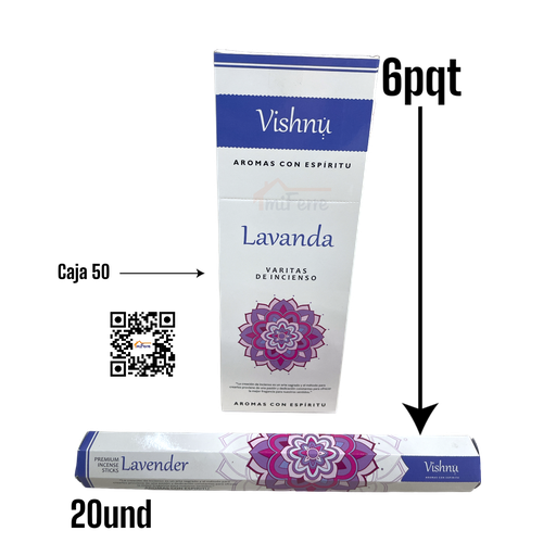 Incienso Lavanda VISHNU SAV