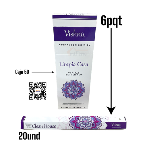 Incienso Limpia Casa VISHNU SAV