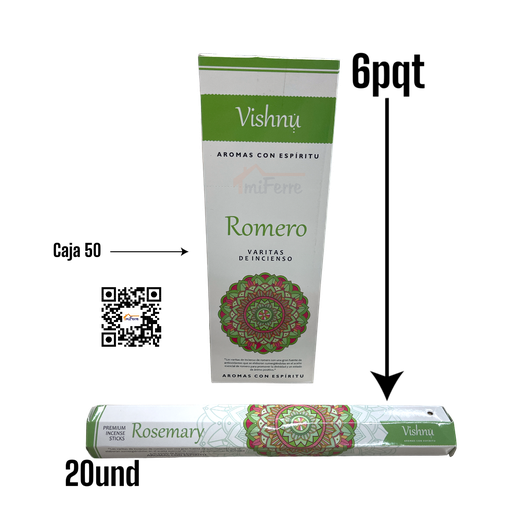 Incienso Romero VISHNU SAV
