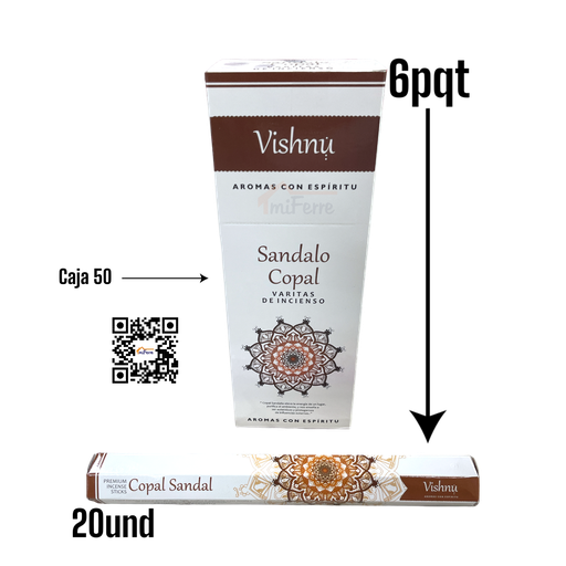 Incienso Sandalo Copal VISHNU SAV