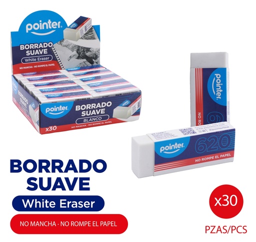 [ER-620] Borrador Plastico G POINTER