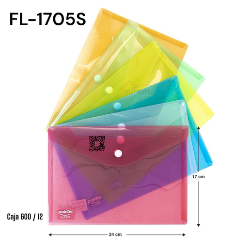 [FL-1705S] Sobre Porta Documentos Chico POINTER