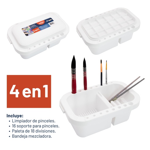 [BW-2317] Limpiador de Pinceles 4en1 POINTER