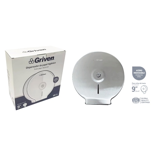 [GV-TOB-SS] Dispensador de Papel Higienico GRIVEN