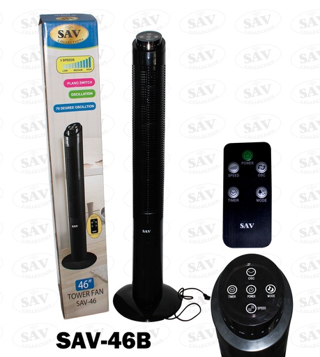 Abanico de Torre 46" SAV Collection