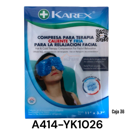 [A414-YK1026] Compresa para Relajacion Facial KAREX