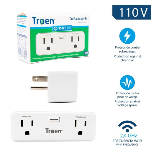 [TR-MD1801] Tomacorriente Inteligente TROEN SmartHome