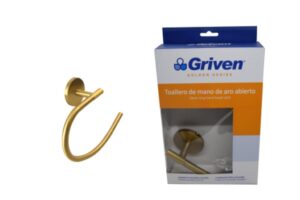 [GV-GH60200-TR] Toallero de Mano de Aro Abierto GRIVEN Golden Series