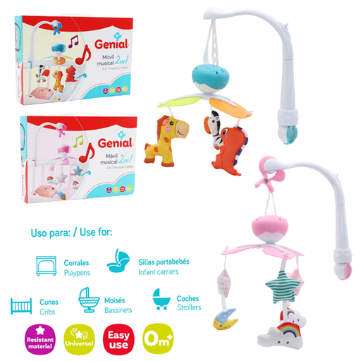 [GN-BB63568] Movil Musical 2en1 GENIAL