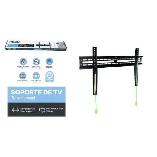 [TR-TVFB-4275] Soporte para TV 42-75" Fijo TROEN
