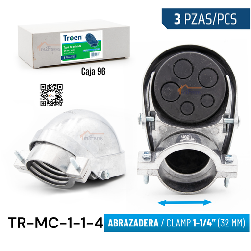 [TR-MC-1-1-4] Tipo de Entrada 1-1/4 (Mufa)