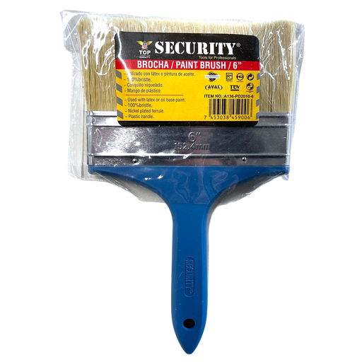 [A136-PD2010-6] Brocha Plastica 6" SECURITY