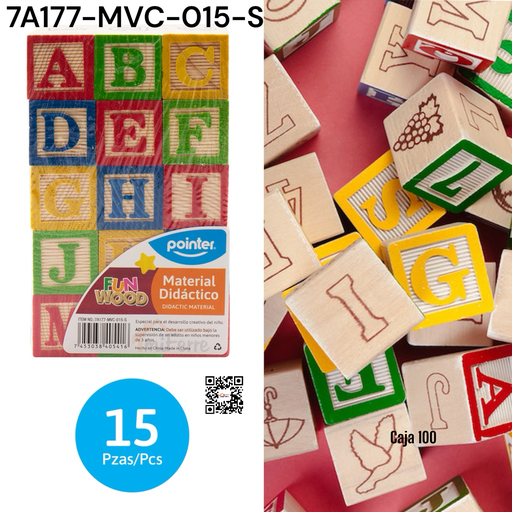 [7A177-MVC-015-S] Material Didactico 15pza POINTER
