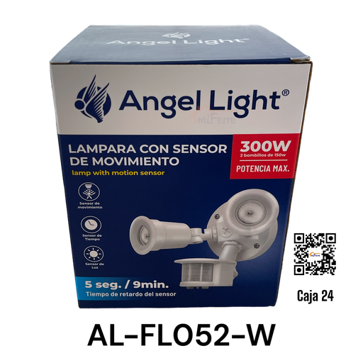 [AL-FL052-W] Lampara con Sensor de Movimiento 300W Blanco ANGEL LIGHT