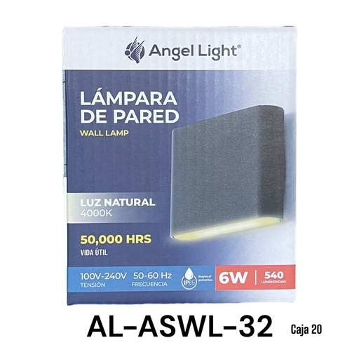 [AL-ASWL-32] Lampara de Pared 6W 4000K ANGEL LIGHT