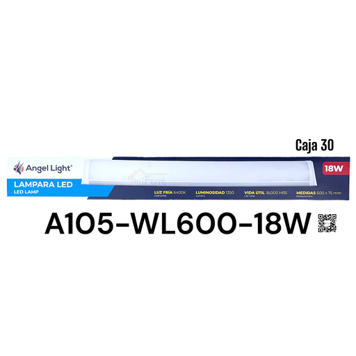 [A105-WL600-18W] Lampara Led 18W 6400K ANGEL LIGHT