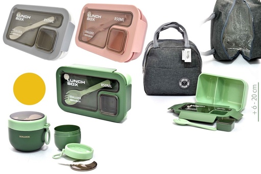 Set de Lonchera con Envase de Comida 850ml