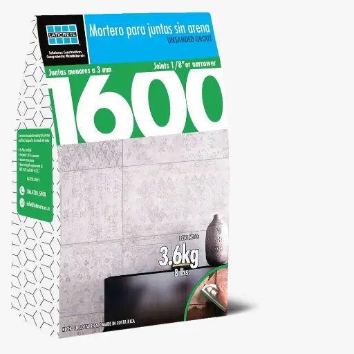 [1644-3.6KG] Lechada LATICRETE 3.6Kg Bright White