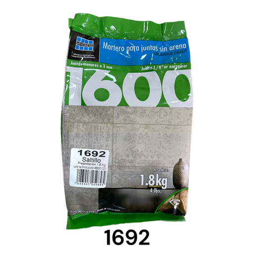 [1692] Lechada LATICRETE 1.8Kg Saltillo