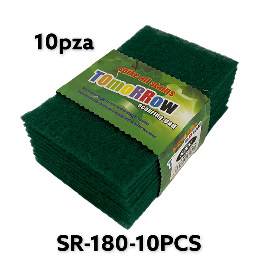 [SR-180-10PCS] Esponja de Fregar 10pza TOMORROW