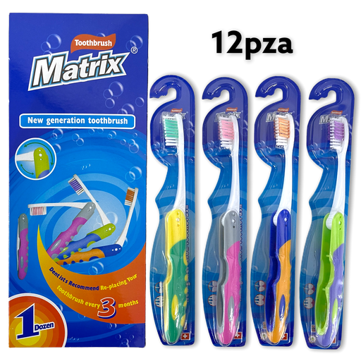 [9A018-THT834] Cepillo Dental Viajero 12pza MATRIX