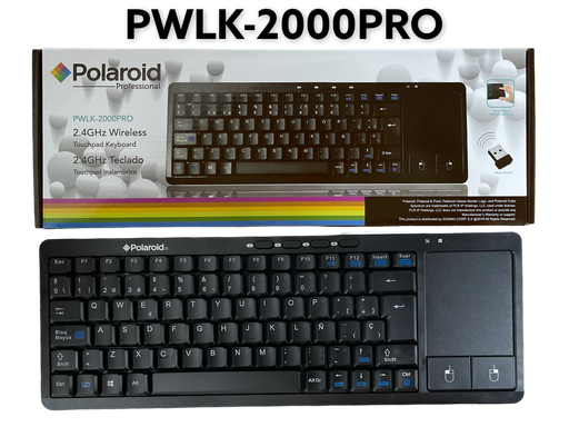 [PWLK-2000PRO] Teclado Inalambrico con Touchpad POLAROID
