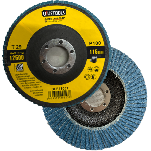 [DLF4100T] Disco de Lija Flap P100 UYUSTOOLS