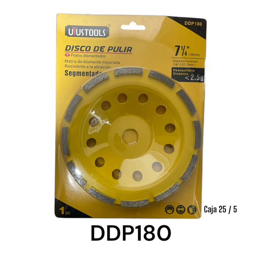 [DDP180] Disco Diamantado para Pulir Segmentado 7-1/4" UYUSTOOLS