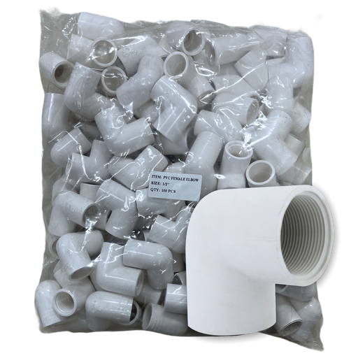 Codo PVC 1/2" X 90 con Rosca