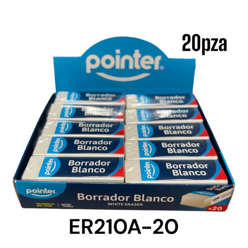 [ER210A-20] Borrador Blanco POINTER