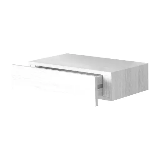 [5314] Repisa Flotante con Gaveta Gris Claro KENNEDY