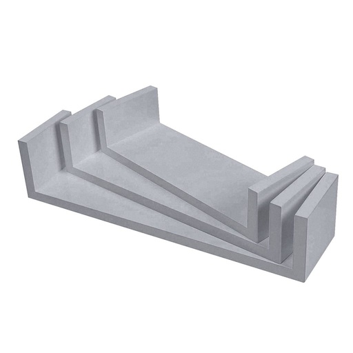 [37151] Estante Flotante U 3pza Gris KENNEDY