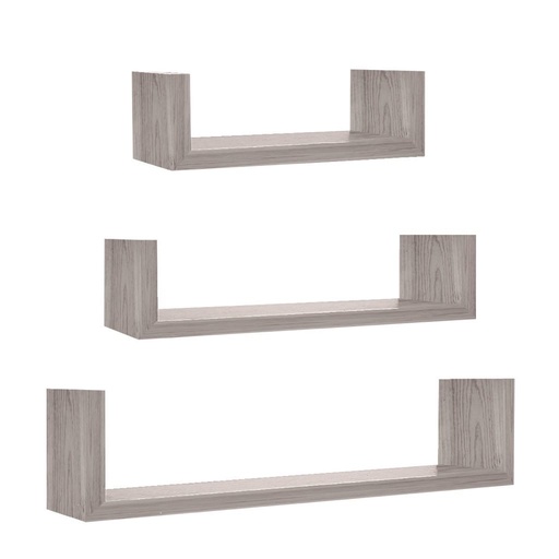 [37148] Estante Flotante U 3pza Madera KENNEDY