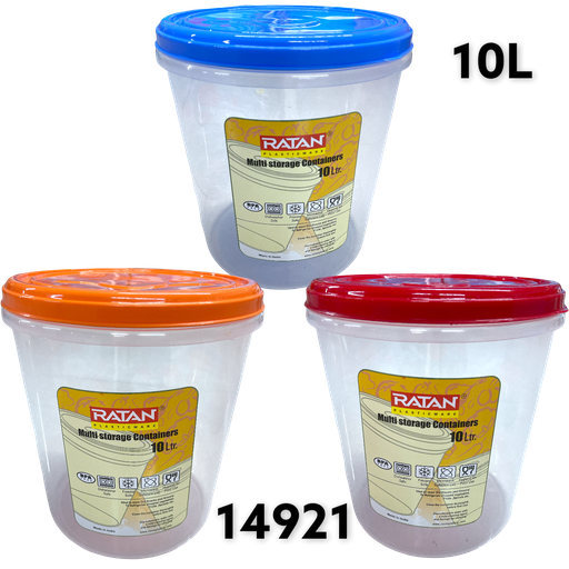 [14921] Contenedor Plastico 10L RATAN