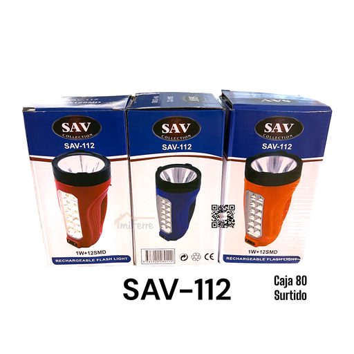 [SAV-112] Linterna Recargable SAV
