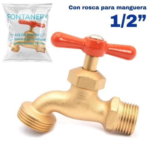 [HC-Z130G-1-2] Llave de Chorro 1/2" FONTANERY