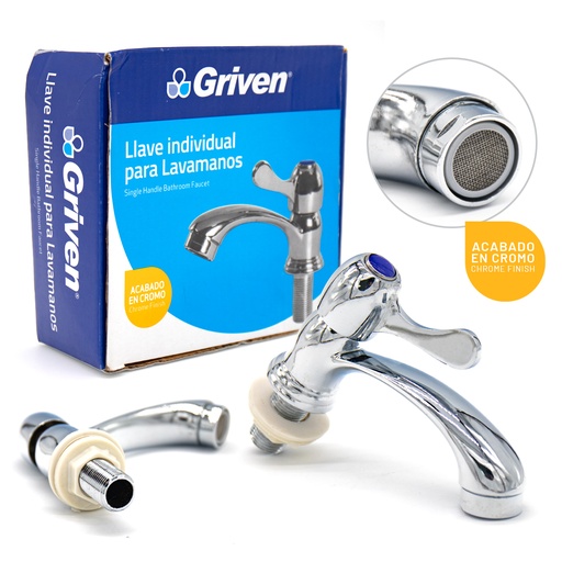 [A367-Z267] Llave Individual para Lavamanos GRIVEN