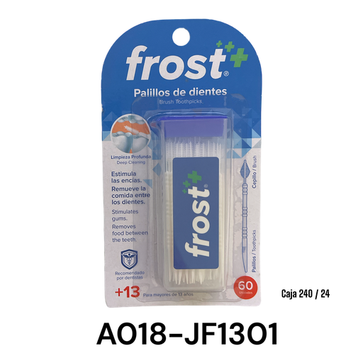 [A018-JF1301] Palillo de Dientes 60pza FROST