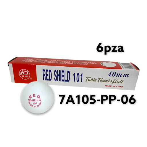 [7A105-PP-06] Pelotas de Ping Pong G1801 6pza